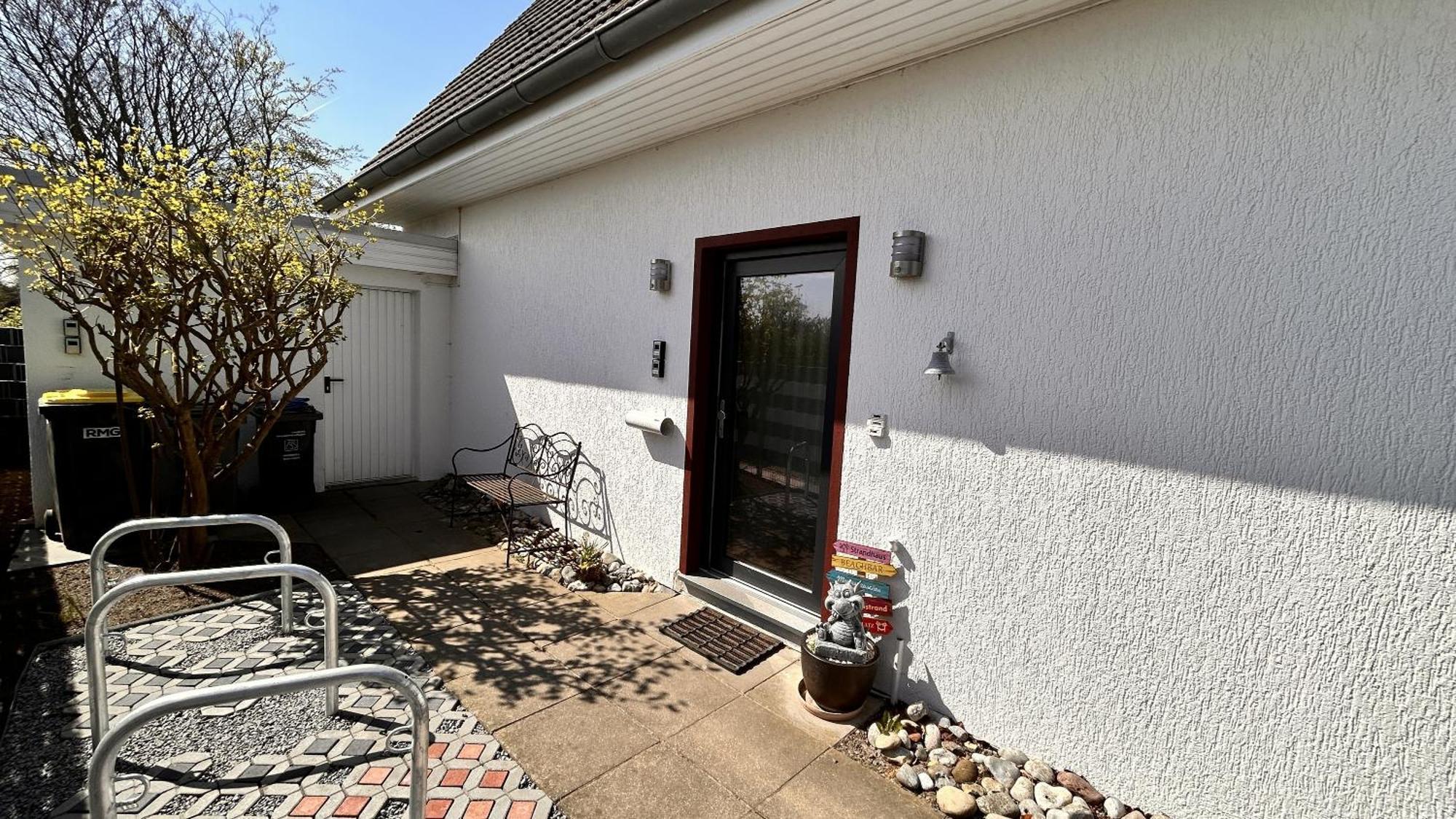 Ferienhaus Solamar Rügen FeWo OG Balkon Breege Exterior foto